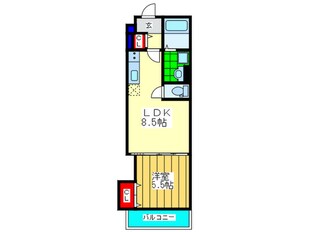 クリエオーレ鶴見の物件間取画像